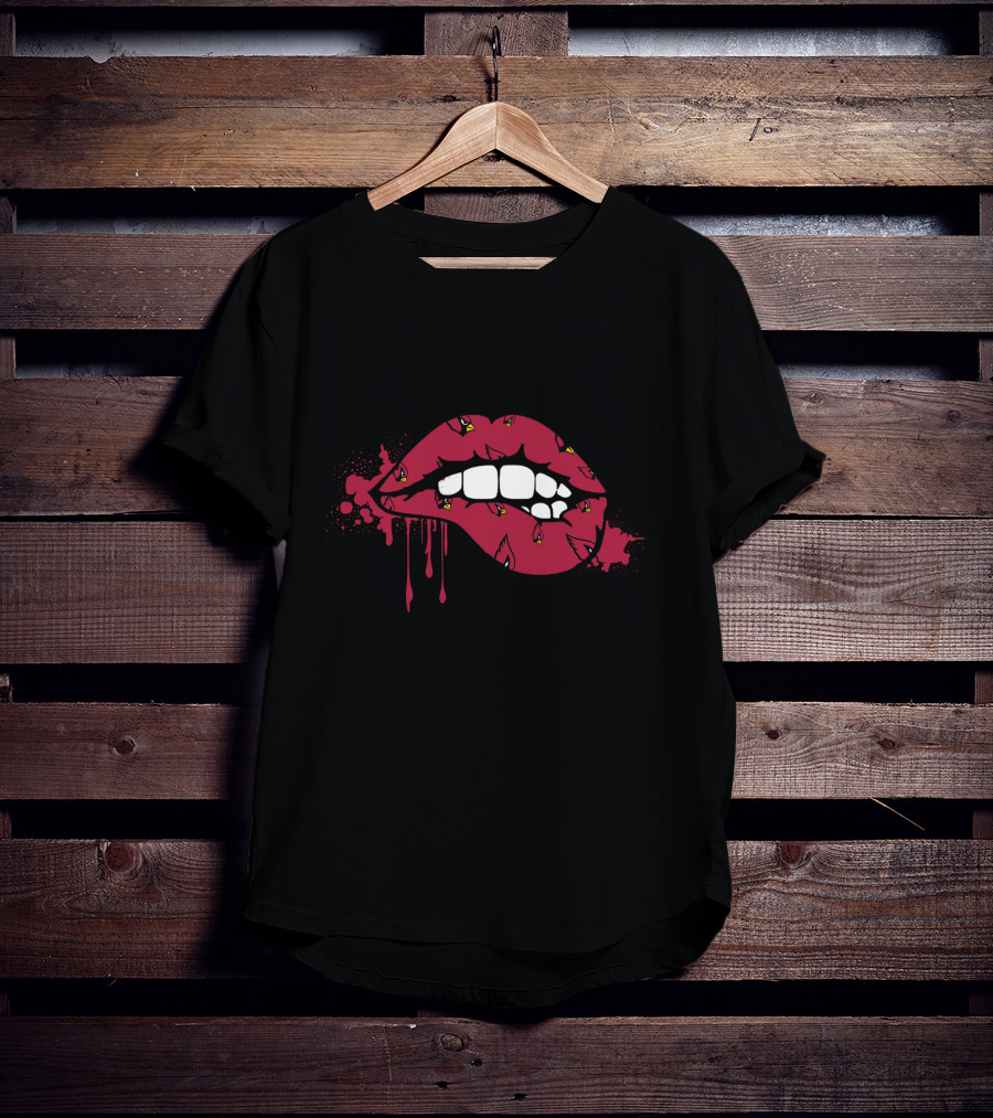 Dripping Lips With Cardinals T-Shirt
