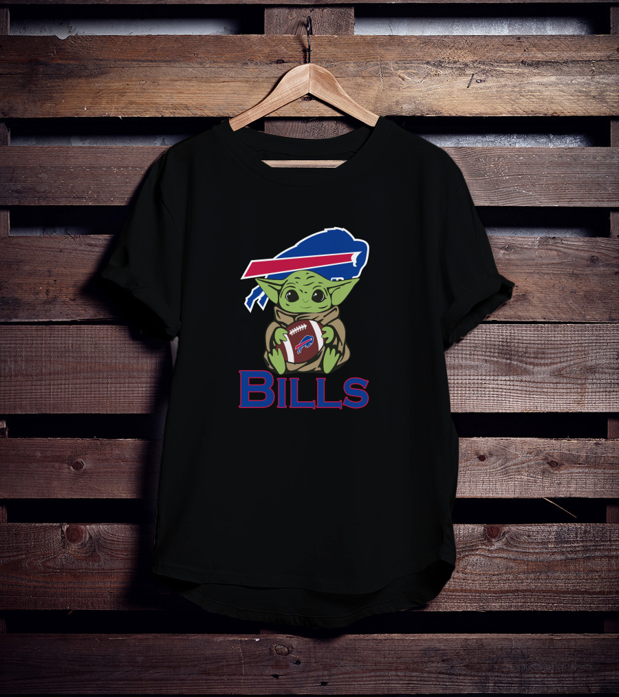 Bills Baby Yoda Star Wars Buffalo Football T-Shirt