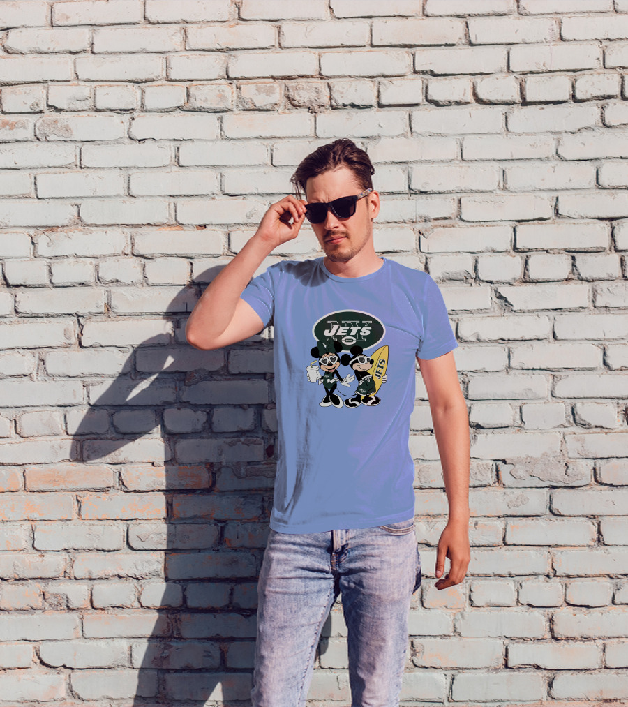 Jets Mickey Surfing Vacation Adventure T-Shirt