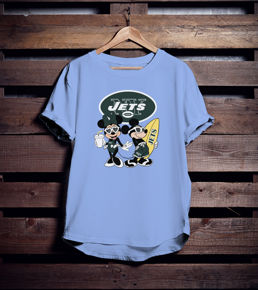 Jets Mickey Surfing Vacation Adventure T-Shirt