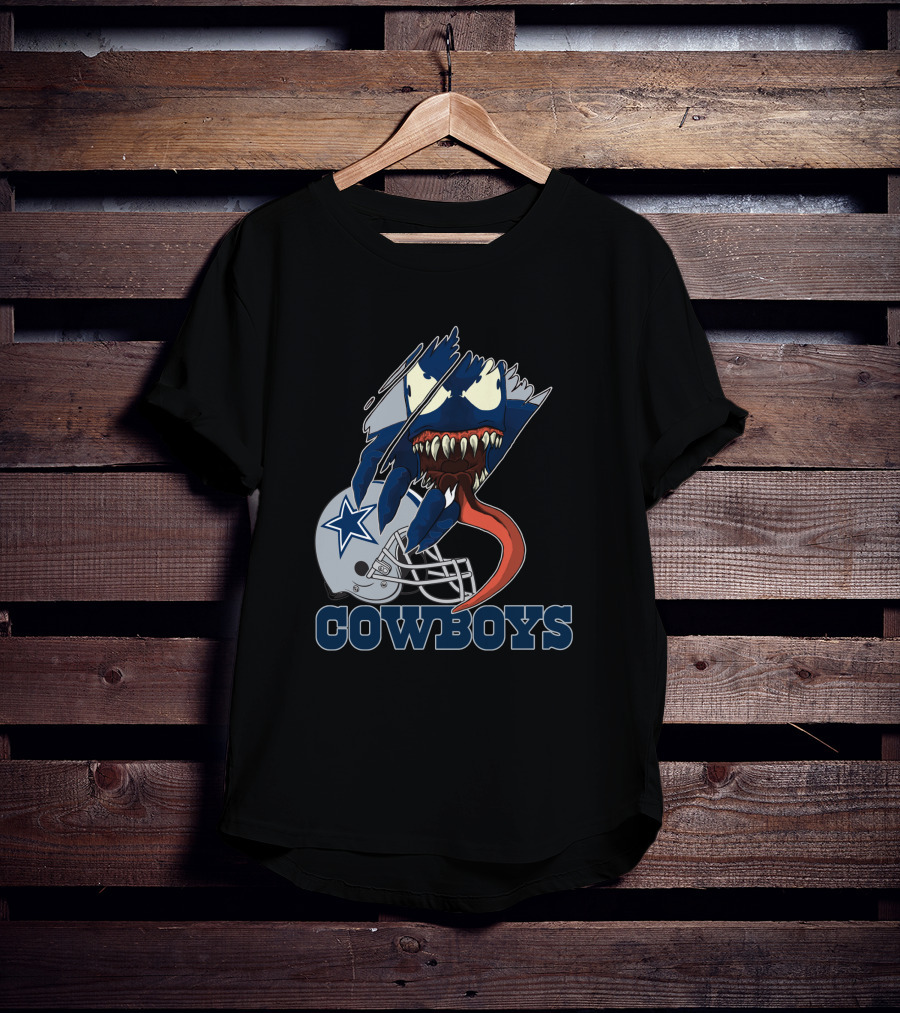 Cowboys Venom Dallas Football Mashup T-Shirt