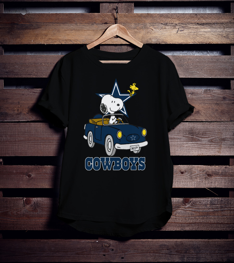 Cowboys Snoopy Woodstock Star Ride T-Shirt