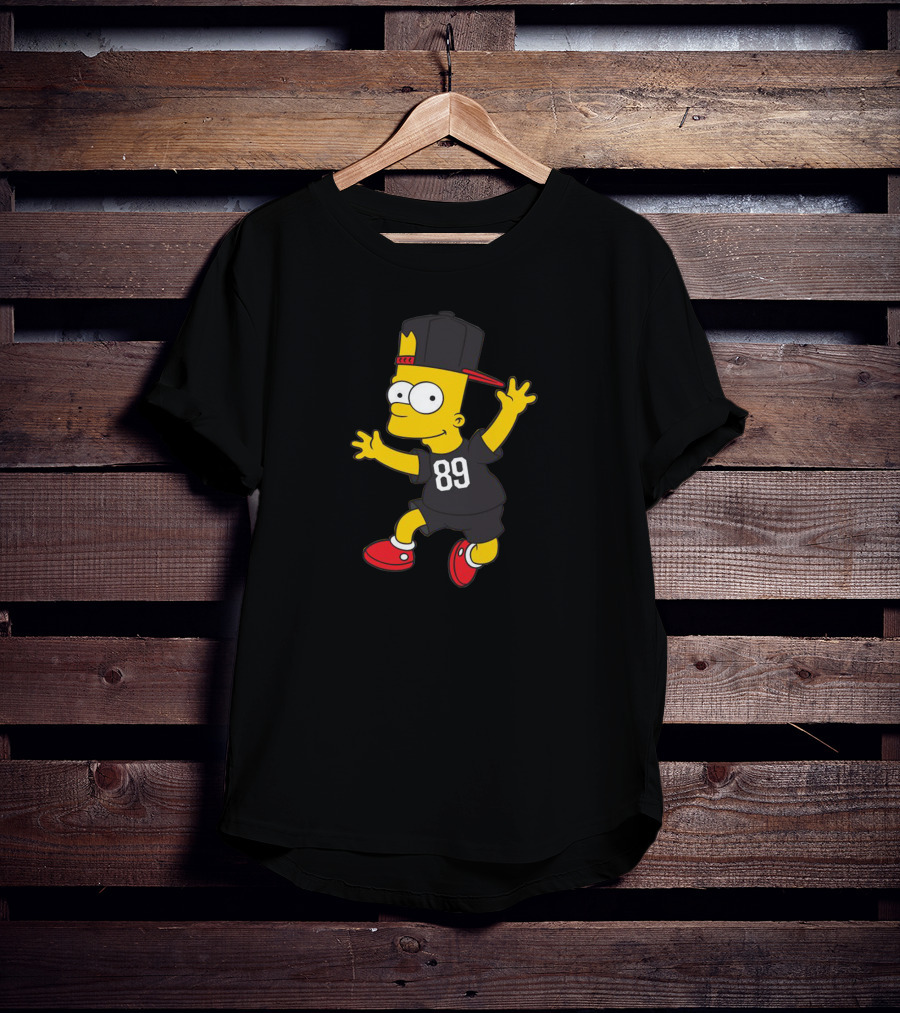 Bart Simpson Hip Hop Style T-Shirt