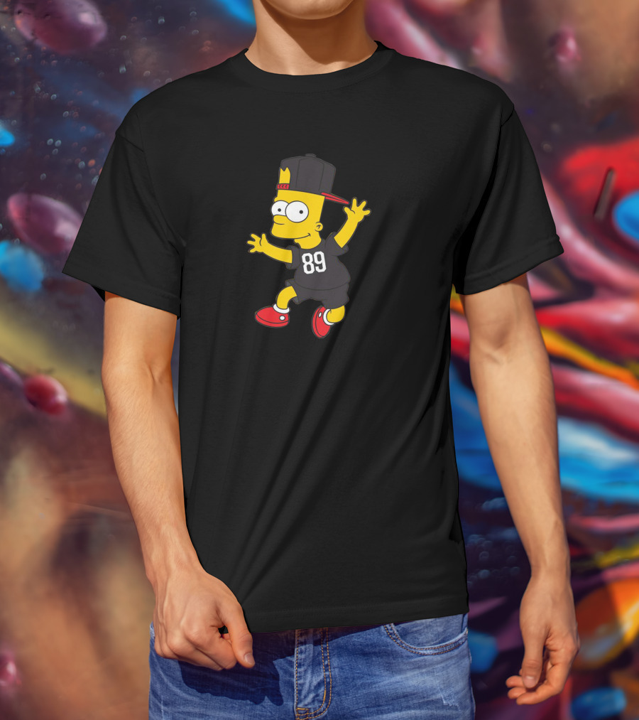 Bart Simpson Hip Hop Style T-Shirt
