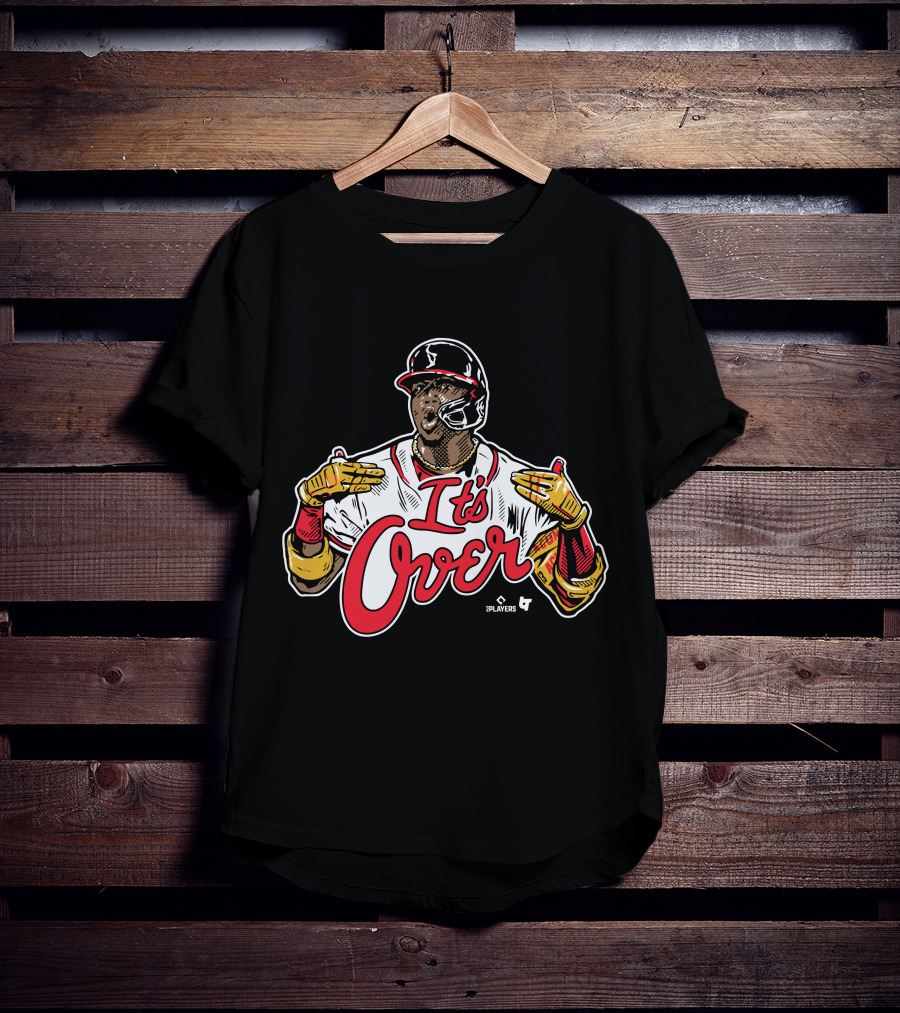 It's Over Baseball Illustration By 7Players And BT Skills T-Shirt