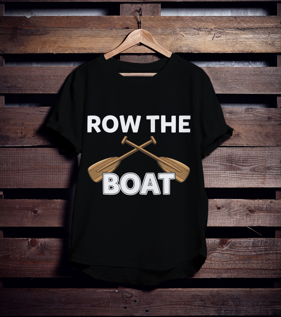 Row The Boat Oars Crossing Western Michigan Football T-Shirt