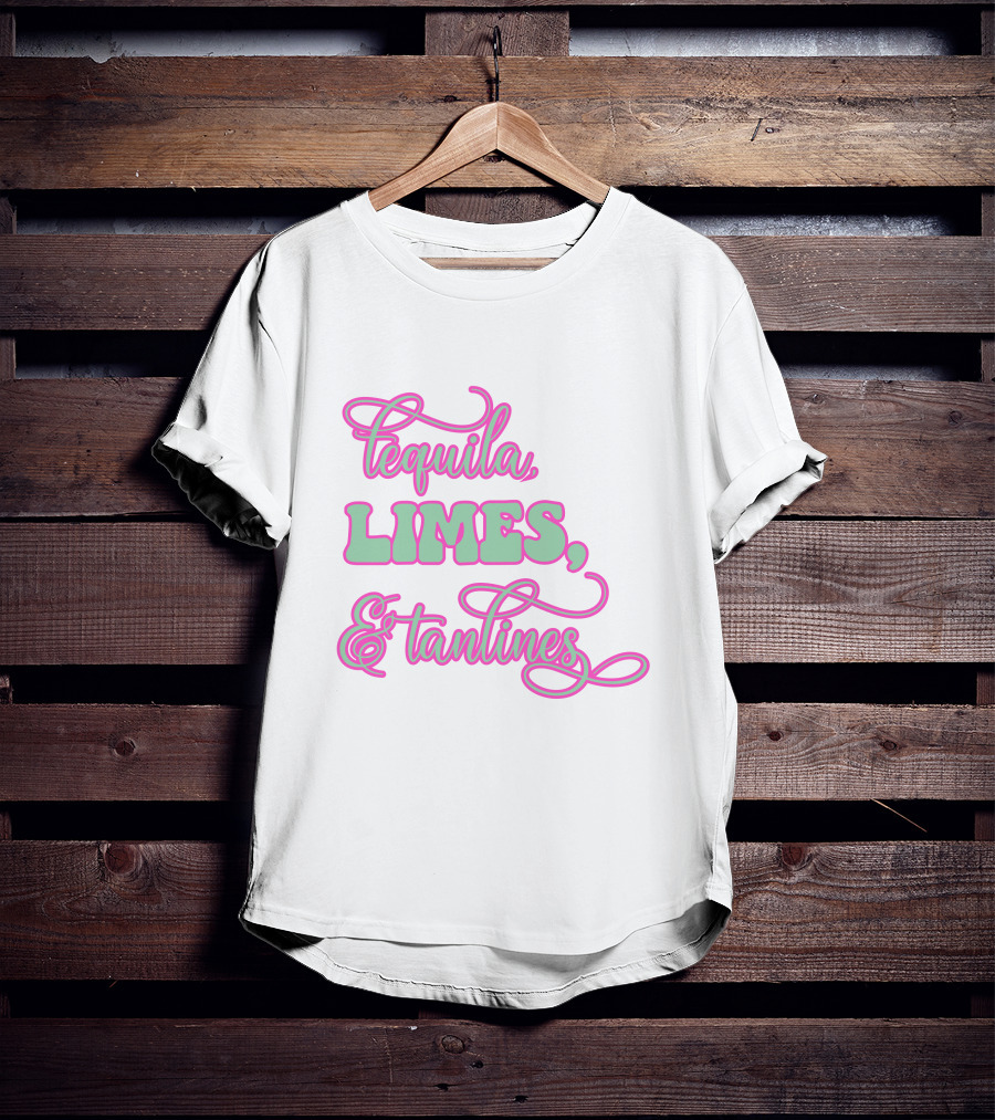 Tequila Limes And Tan Lines T-Shirt