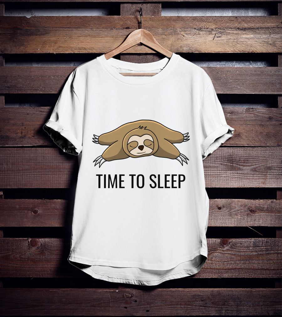 Sleepy Sloth Nap Time Bliss T-Shirt
