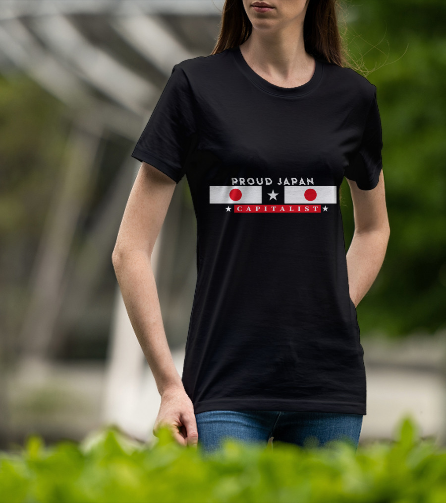 Proud Japan Capitalist Red Circle Star T-Shirt