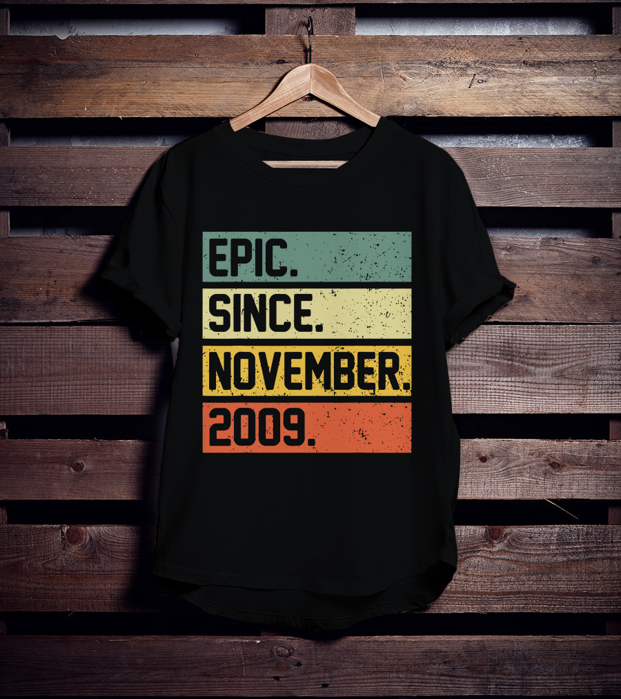 Epic Since November 2009 Retro T-Shirt
