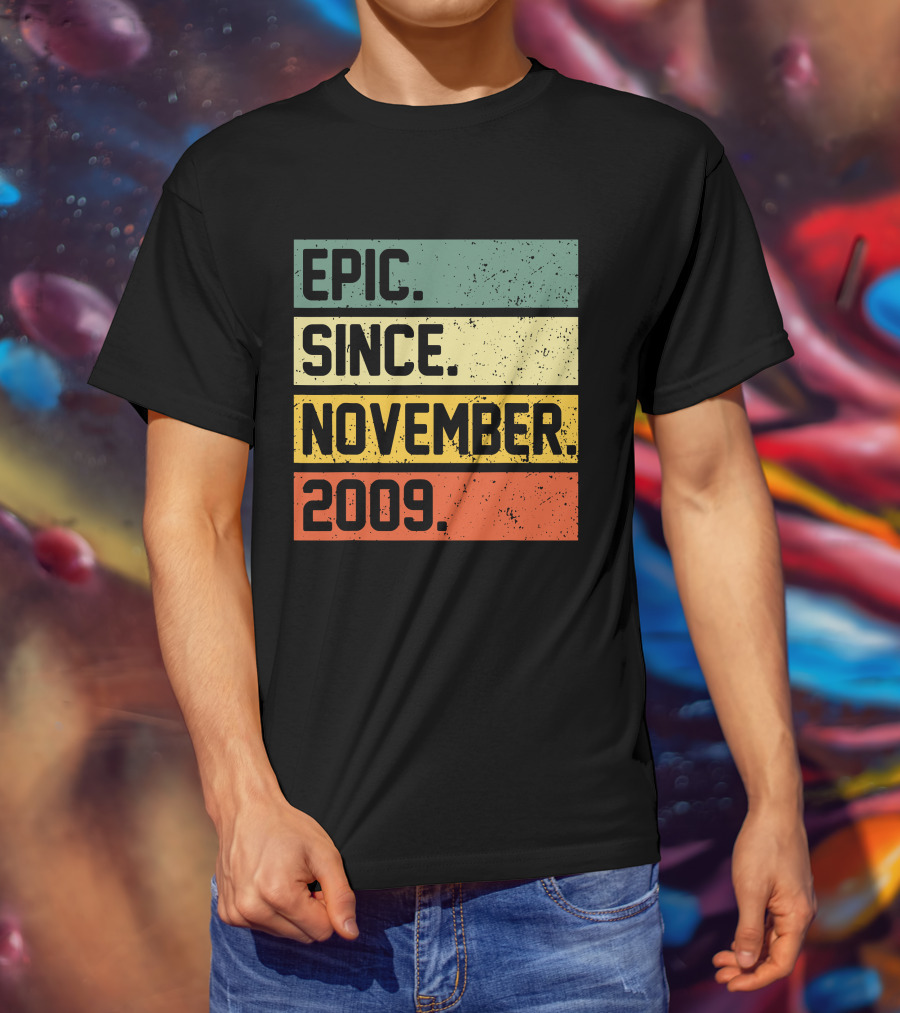 Epic Since November 2009 Retro T-Shirt