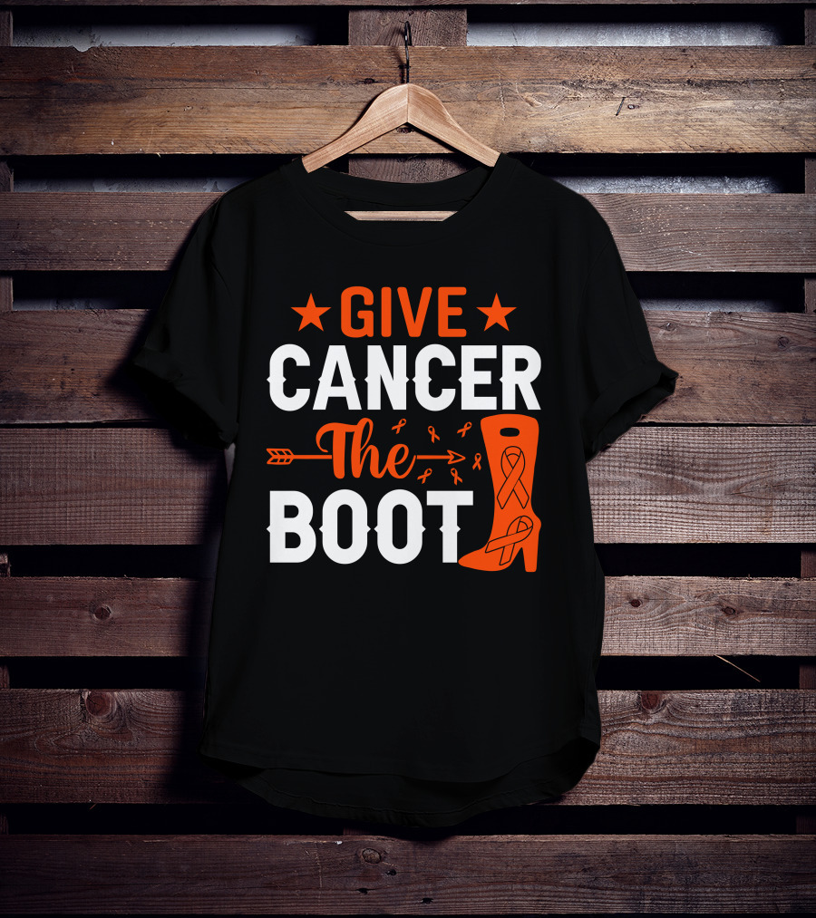 Give Cancer The Boot T-Shirt