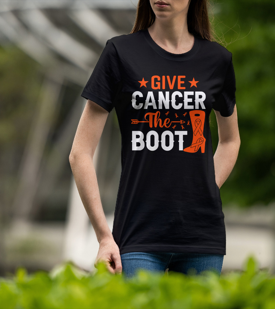 Give Cancer The Boot T-Shirt