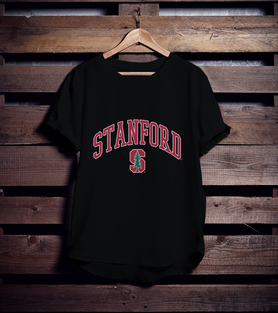 Stanford Cardinal Red Christmas Tree T-Shirt