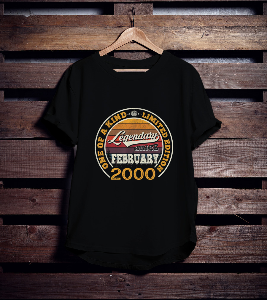 One Of A Kind Legendary Since February 2000 T-Shirt