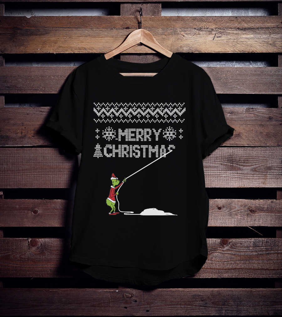 Merry Christmas Grinch Santa T-Shirt