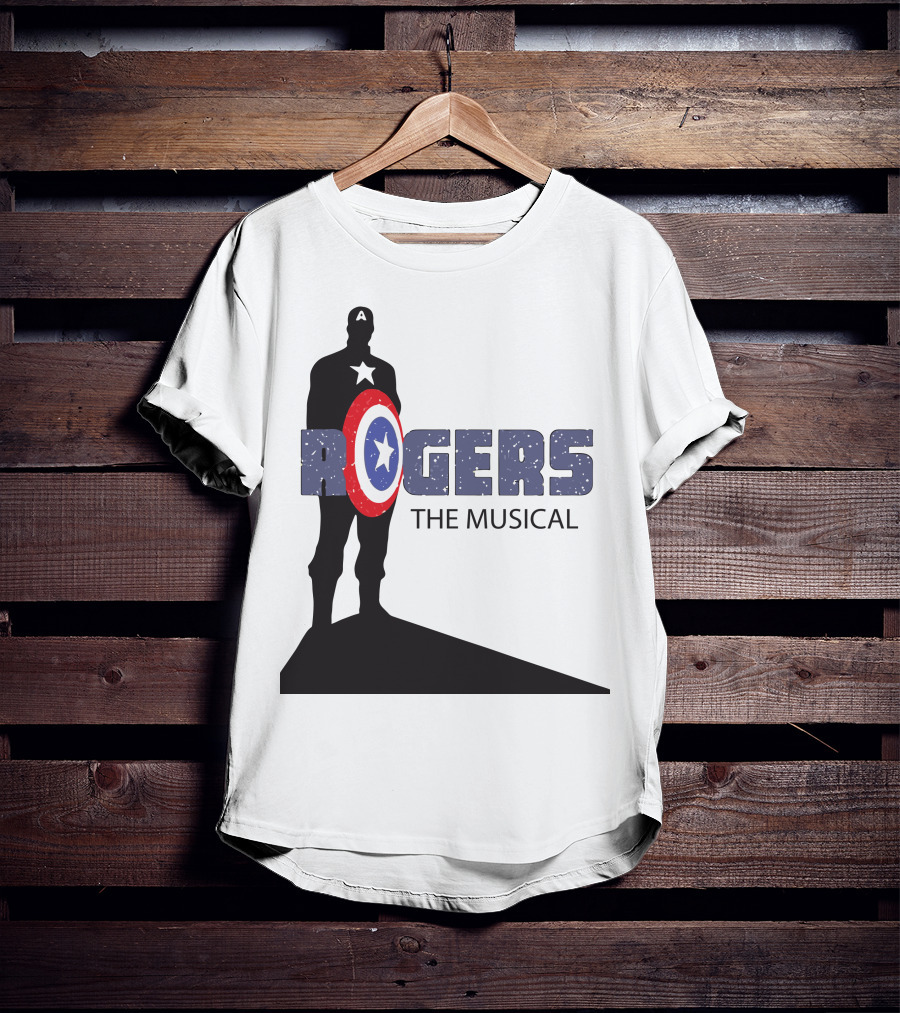 Rogers The Musical Captain America Shield T-Shirt