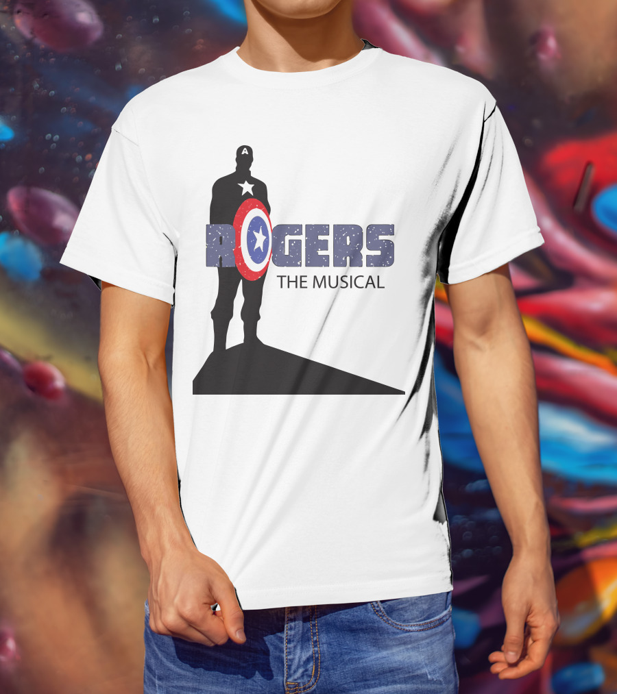 Rogers The Musical Captain America Shield T-Shirt