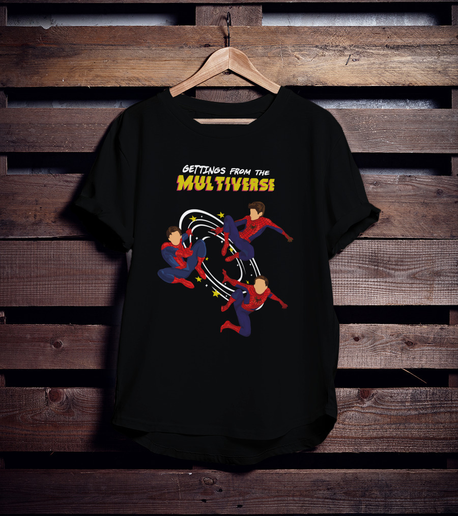 Gettings From The Multiverse Spider-Man Trio T-Shirt