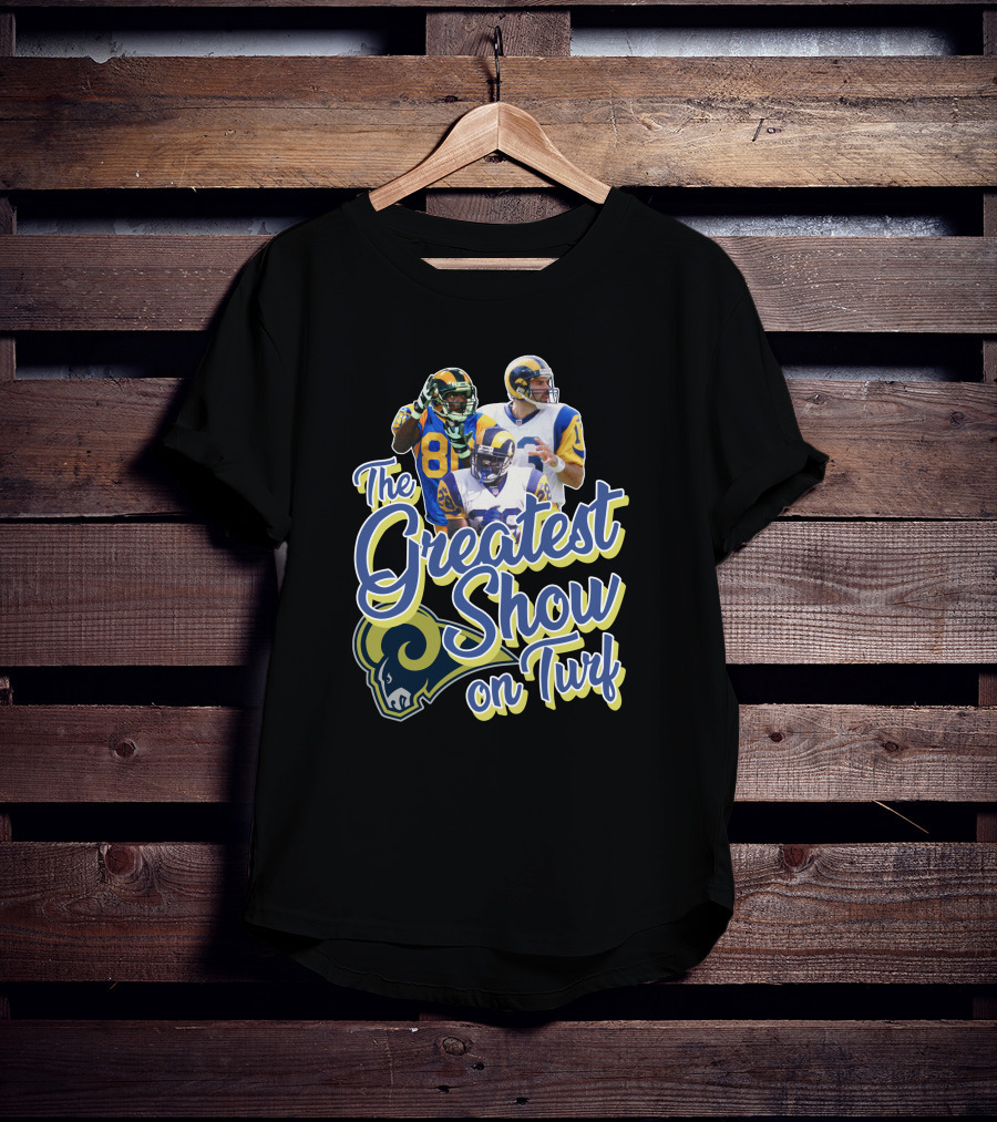 The Greatest Show On Turf Rams Football Legends T-Shirt