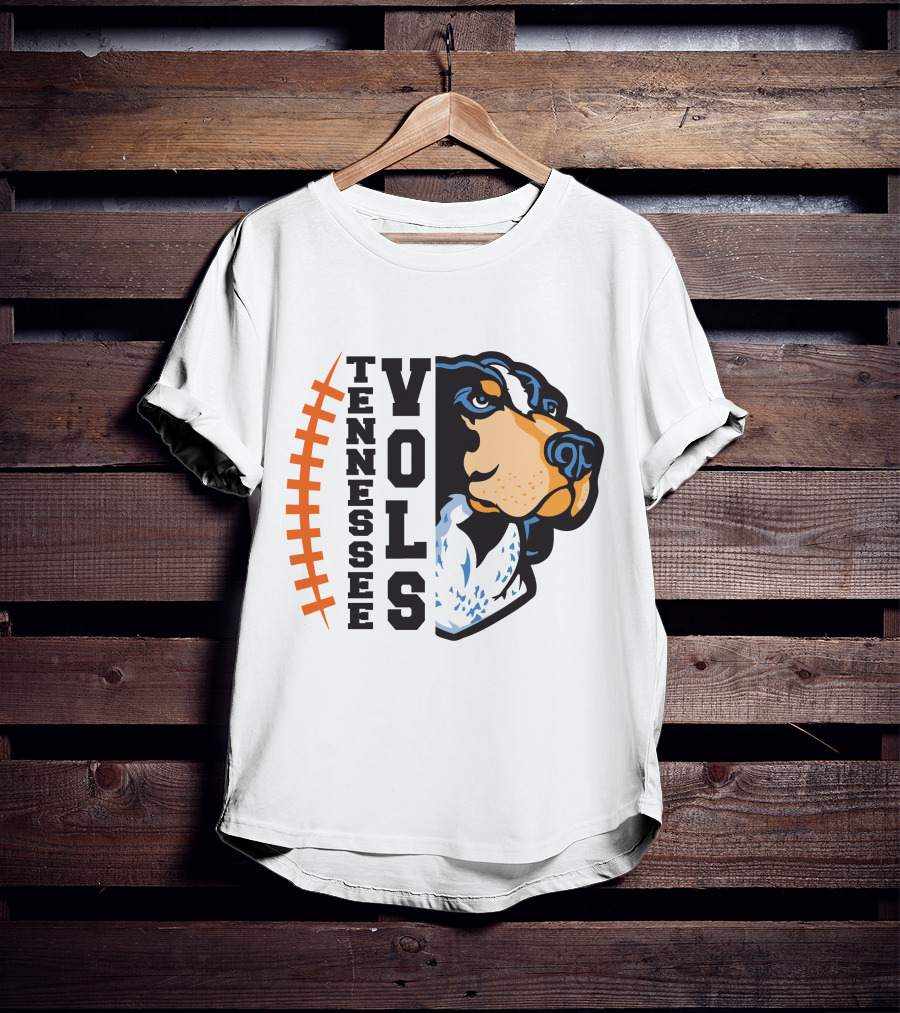 Tennessee Vols Football Dog Sublimation T-Shirt