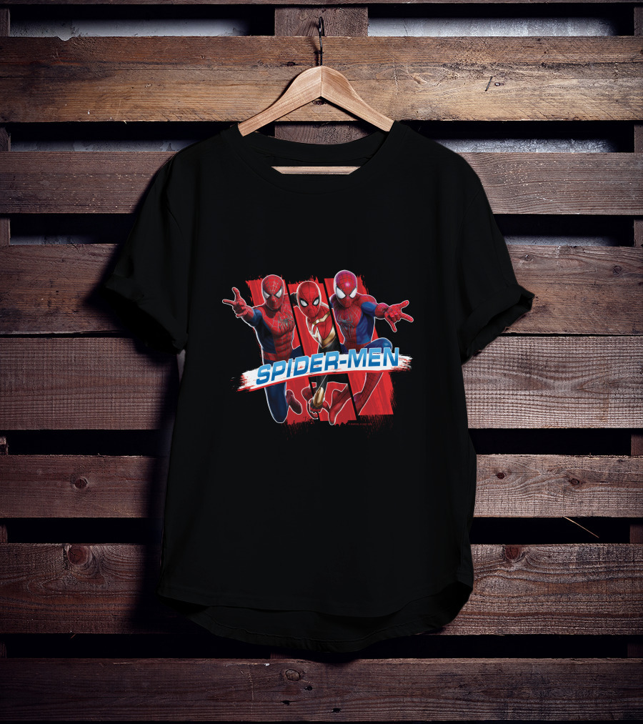 Spider-Men Marvel Spider Man No Way Home Trio T-Shirt