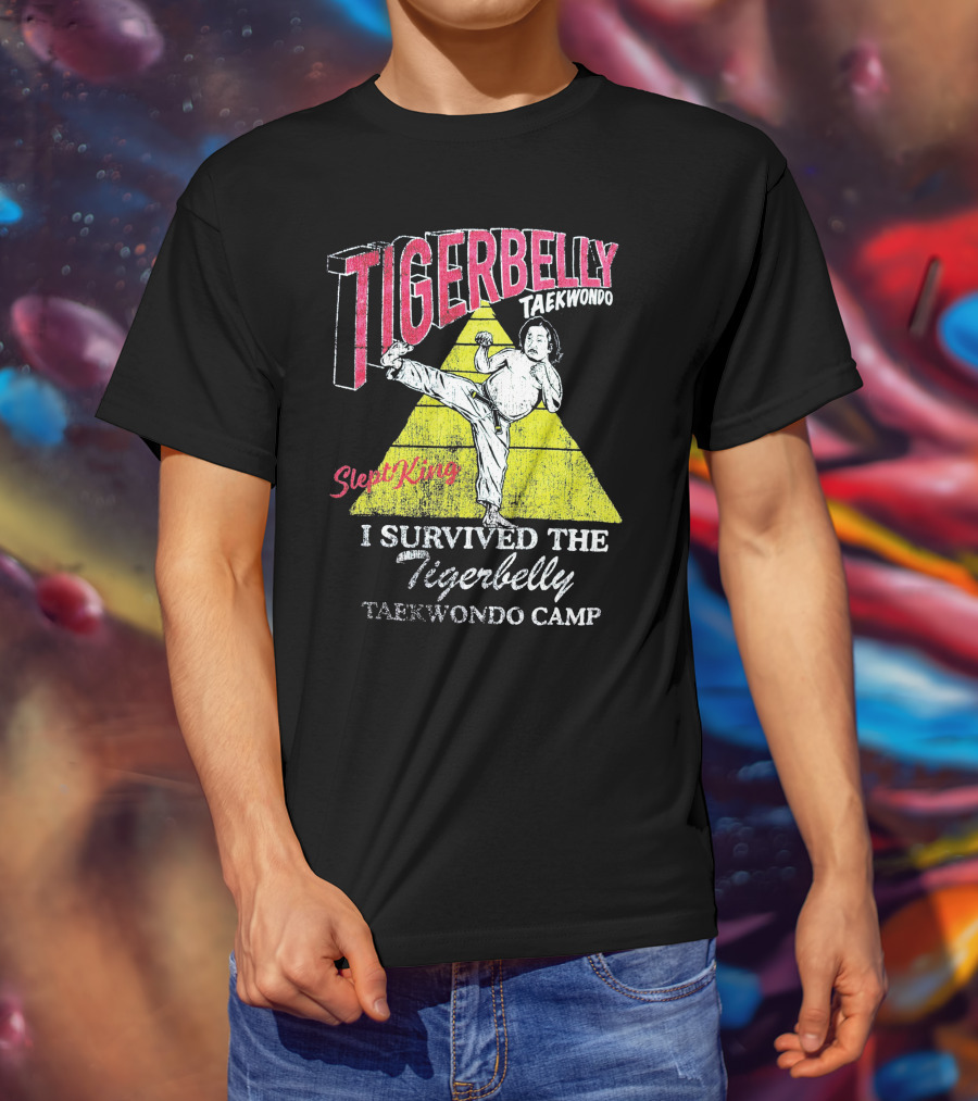 Tigerbelly Taekwondo SleptKing I Survived The Tigerbelly Taekwondo Camp T-Shirt