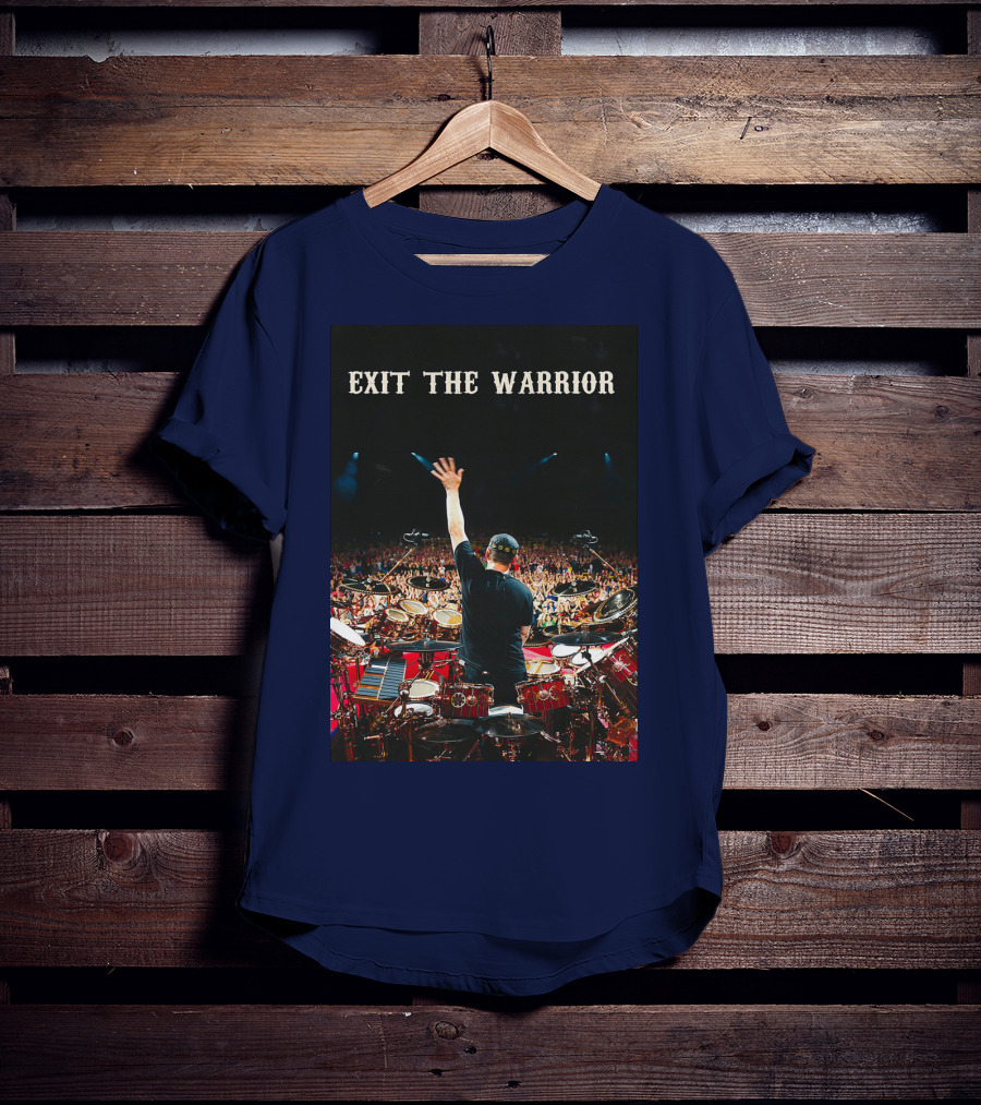 Exit The Warrior Neil Peart Drumming Performance Live Concert T-Shirt