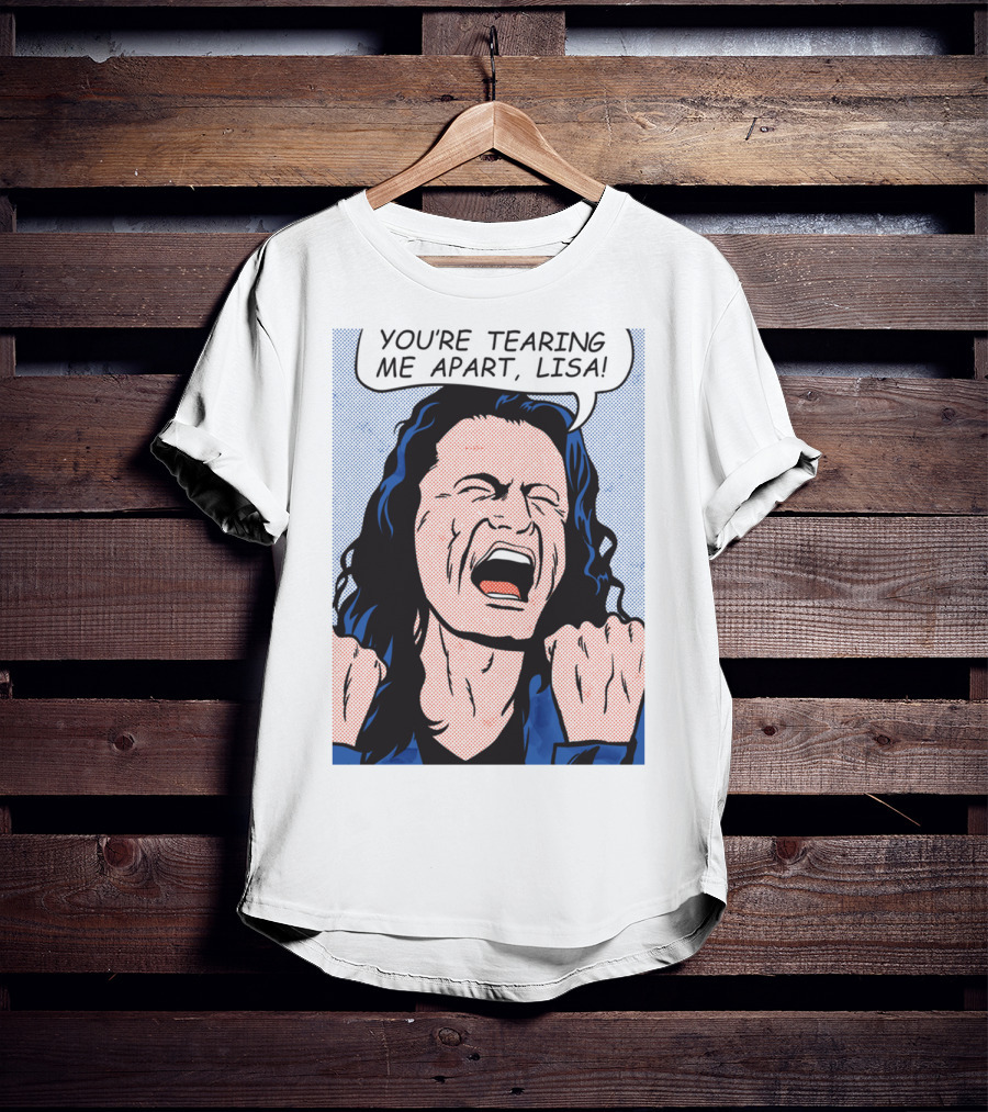 You're Tearing Me Apart Lisa The Room Pop Art Comic T-Shirt