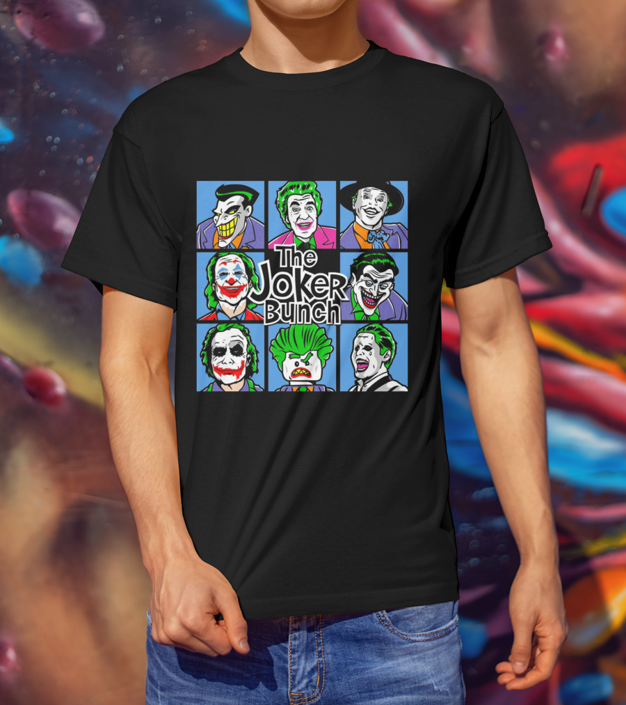 The Joker Bunch Iconic Joker Characters Compilation T-Shirt