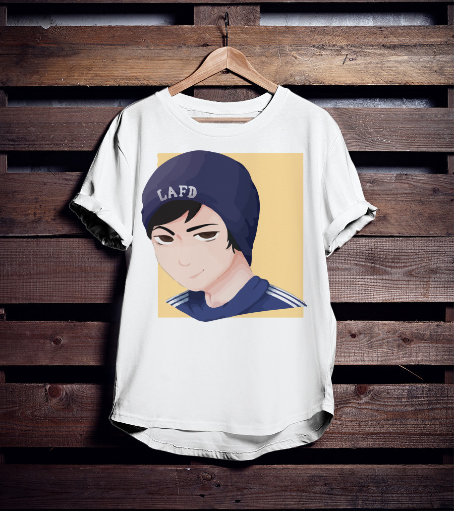 Quackity LAFD Beanie T-Shirt