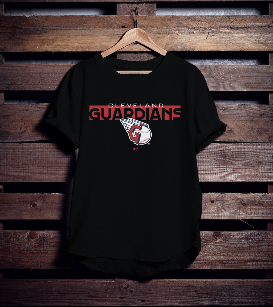 Cleveland Guardians MLB Logo Baseball Winged G Merch T-Shirt