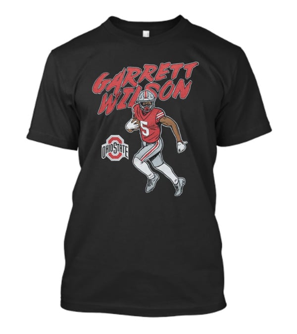 Garrett Wilson Ohio State Buckeyes Football Player Number 5 T-Shirt