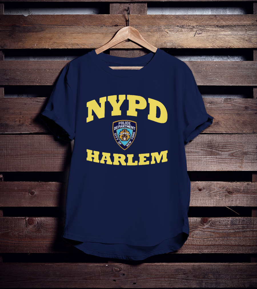 NYPD Police Department City Of New York Harlem T-Shirt