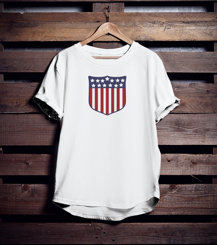 Super 70s Sports 1912 Olympics American Shield T-Shirt