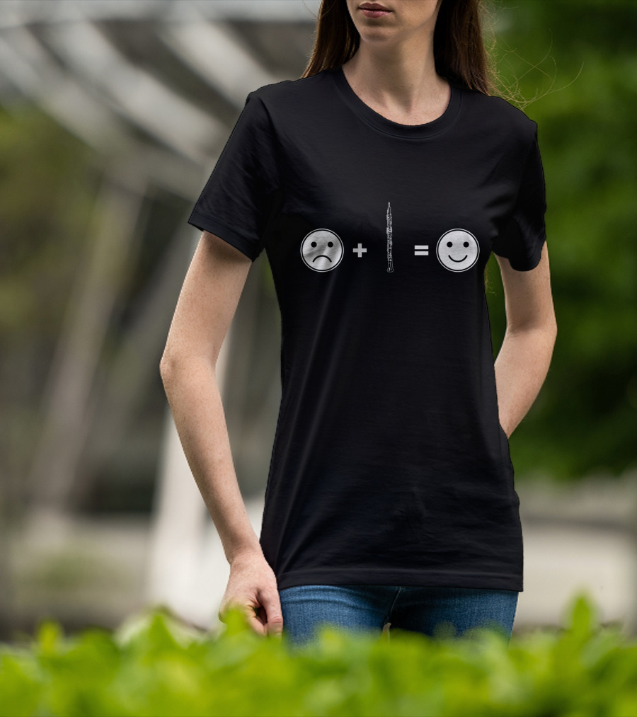 Sad Face Plus Oboe Equals Happy Face T-Shirt