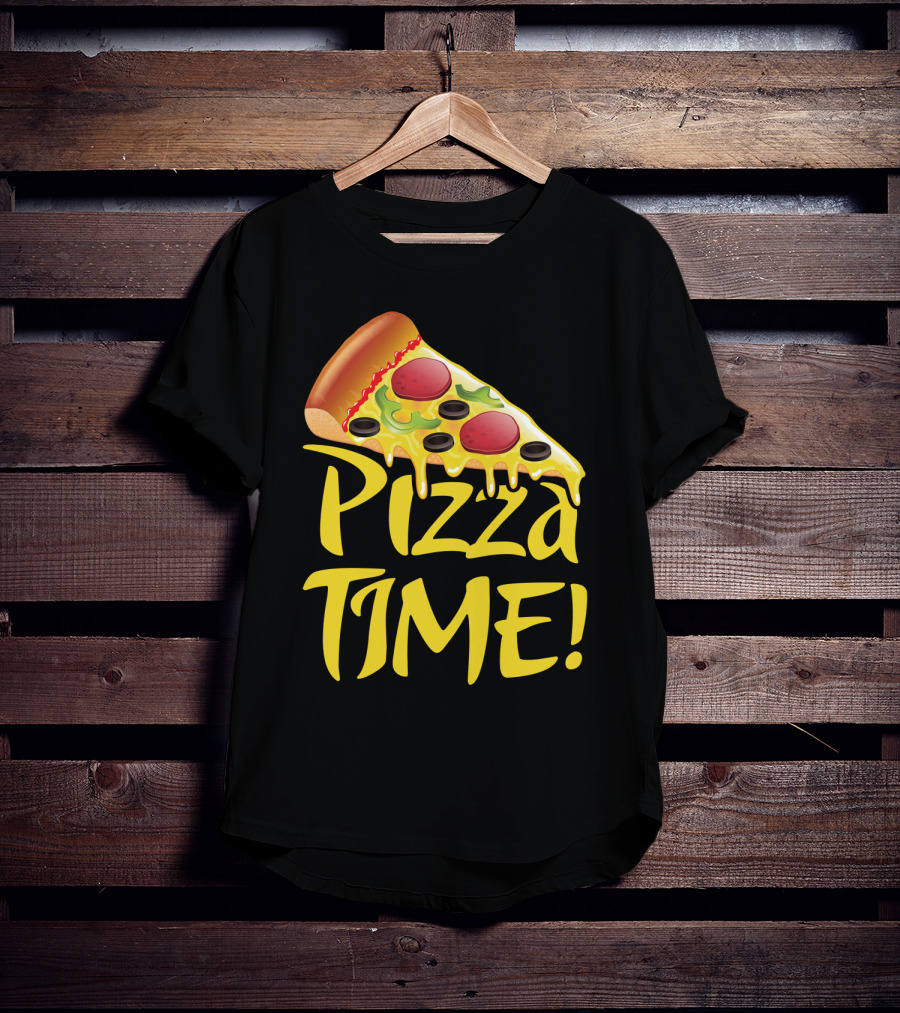 Pizza Everyday Time Pizza Time Slice T-Shirt