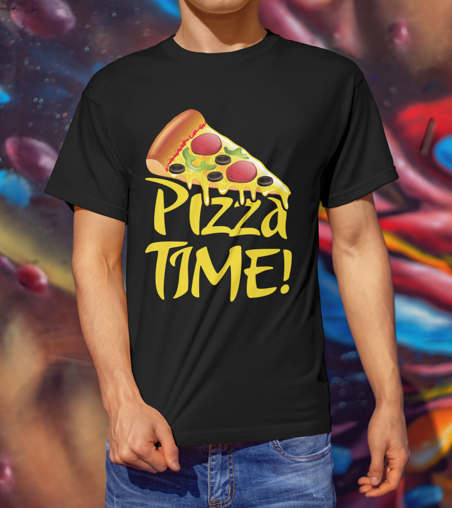 Pizza Everyday Time Pizza Time Slice T-Shirt