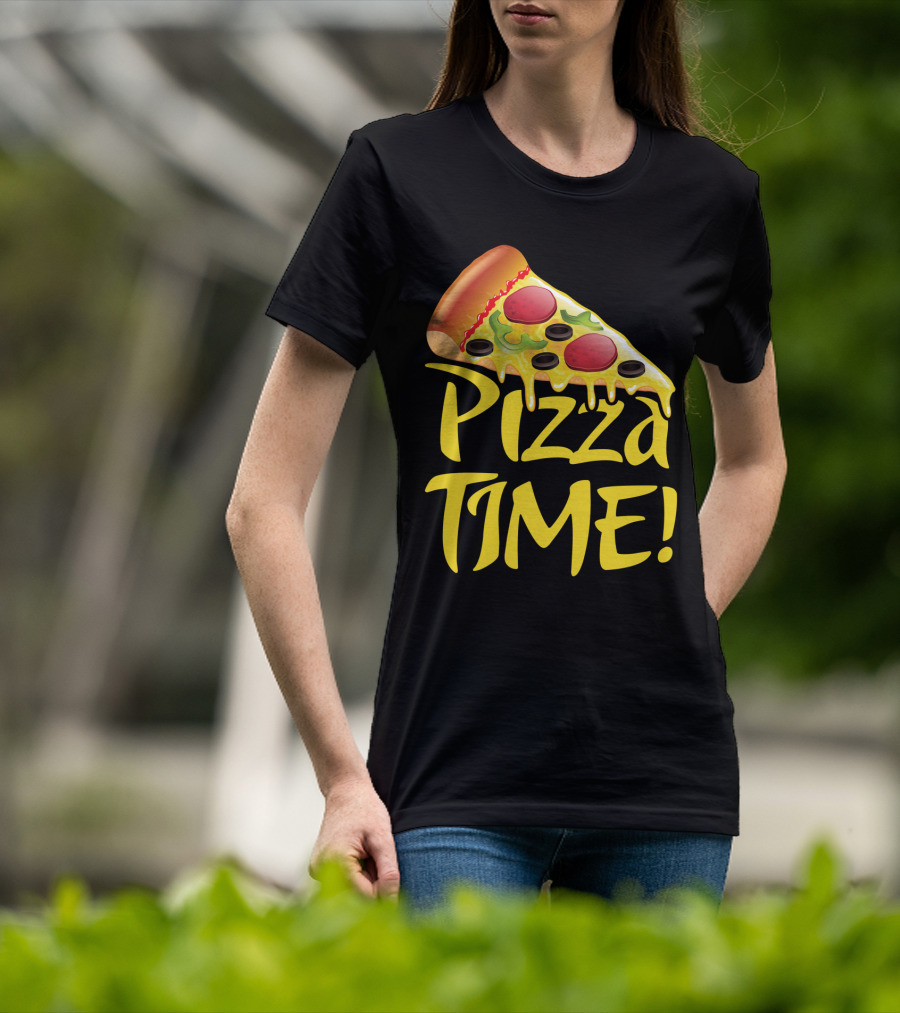 Pizza Everyday Time Pizza Time Slice T-Shirt