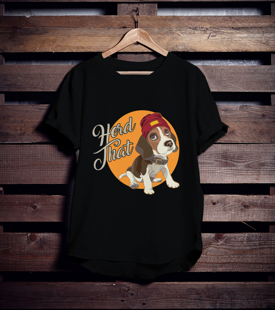 Herd That Beagle Animal Lover Dog Funny T-Shirt