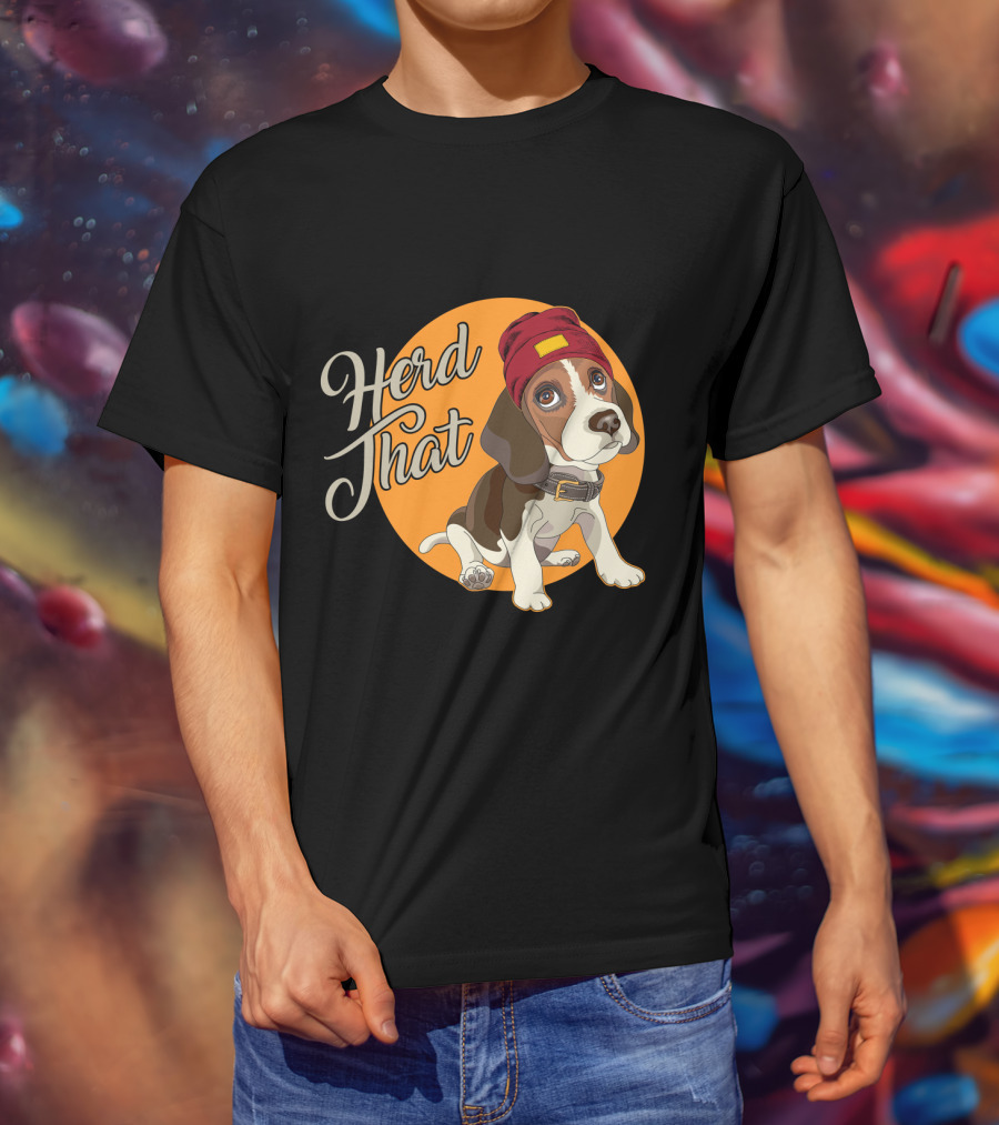 Herd That Beagle Animal Lover Dog Funny T-Shirt
