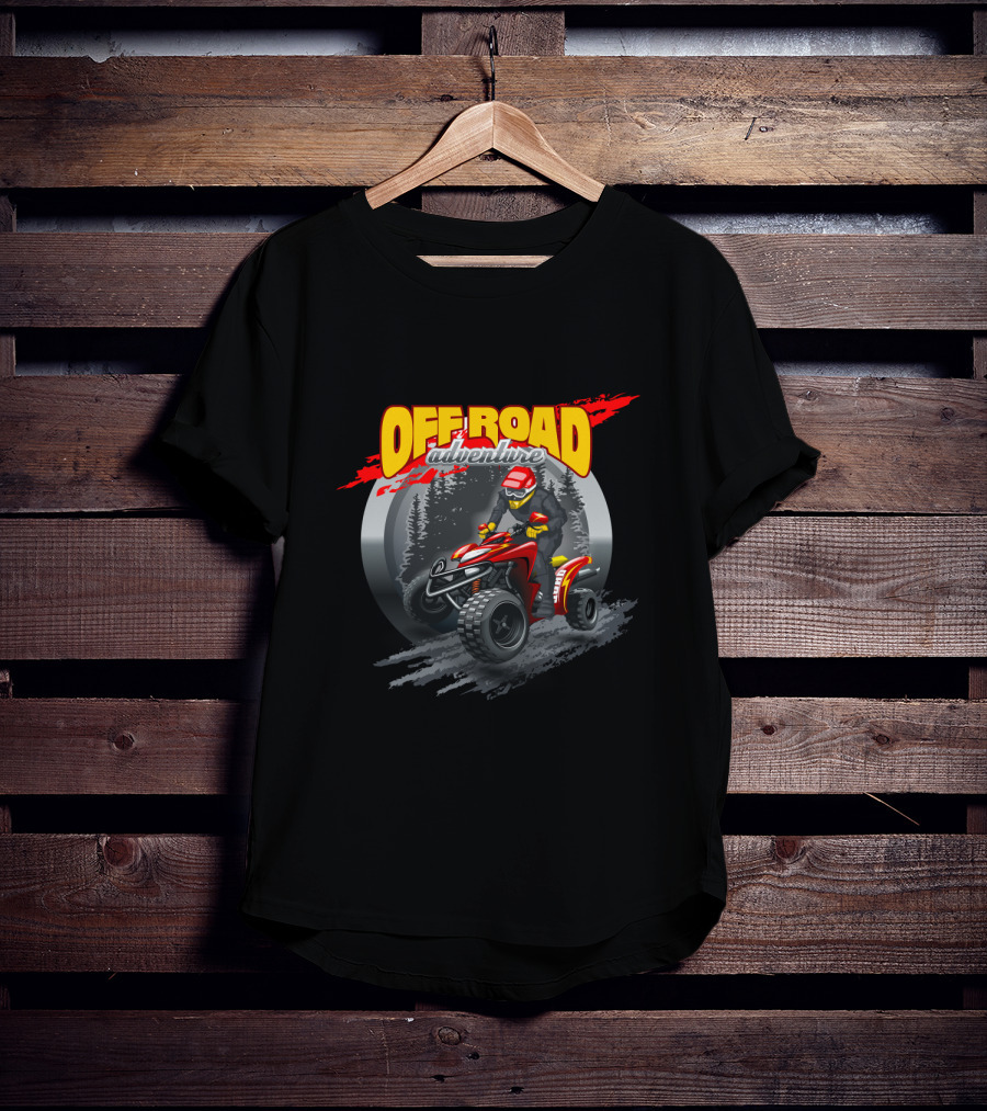 Off Road Adventure ATV Forest Racing T-Shirt