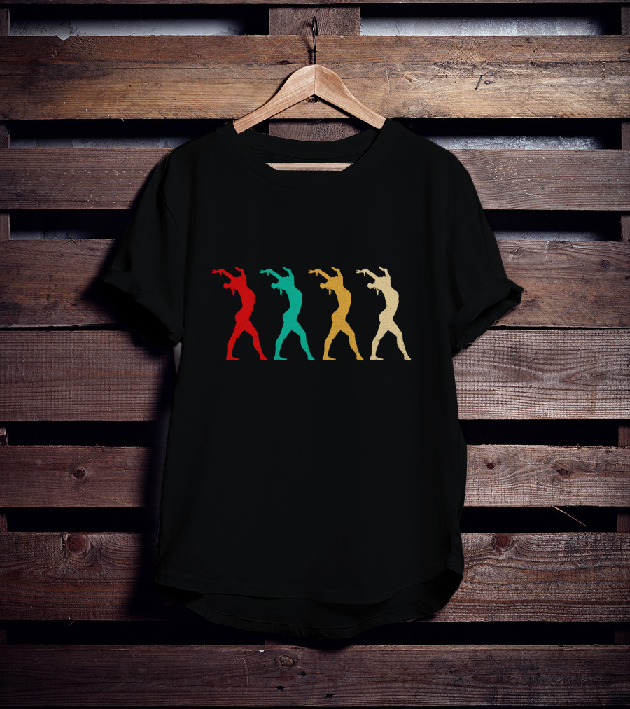 Vintage Gymnastics Colorful T-Shirt