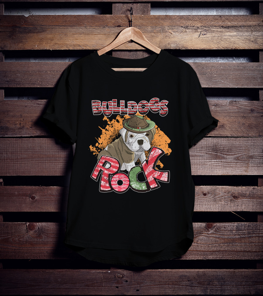 BULLDOGS ROCK USA Italy Hat T-Shirt