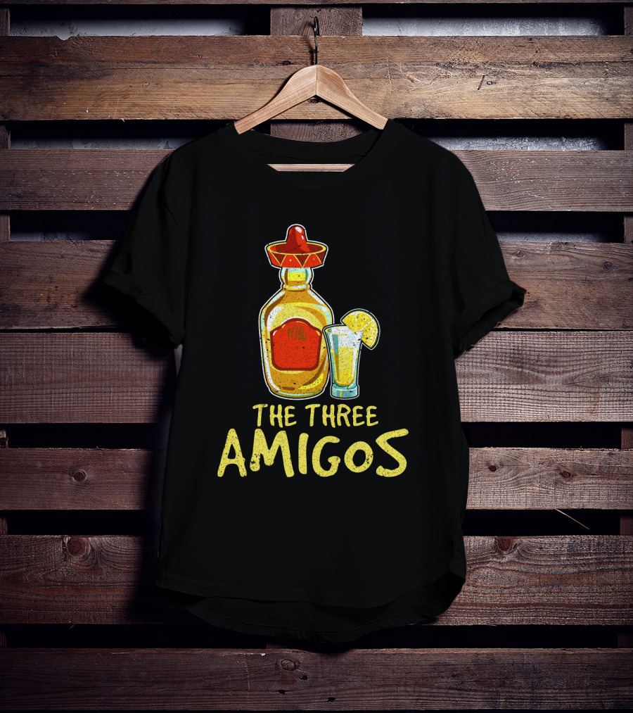 The Three Amigos Tequila Salt Lime Fiesta T-Shirt