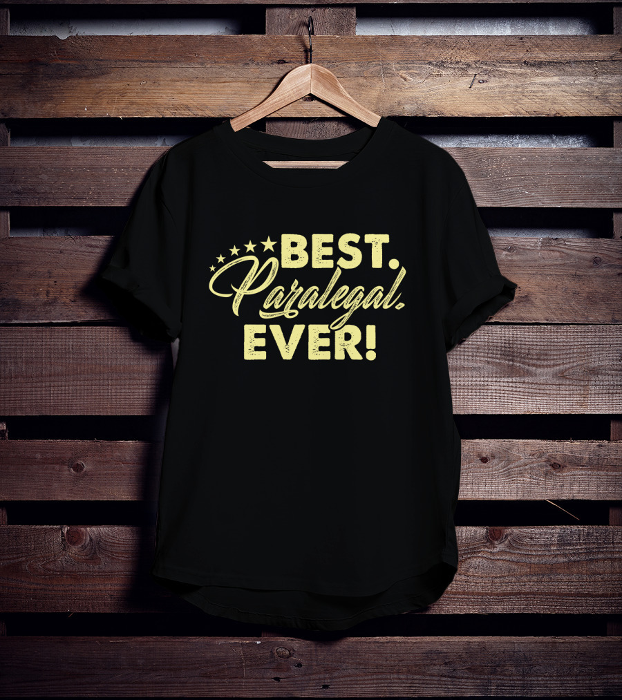 Best Paralegal Ever Five Stars T-Shirt