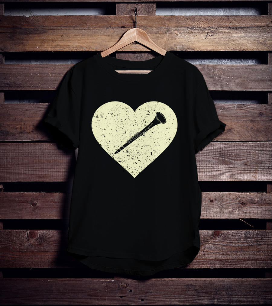 Heart Shaped Love To Play The Oboe Musician T-Shirt
