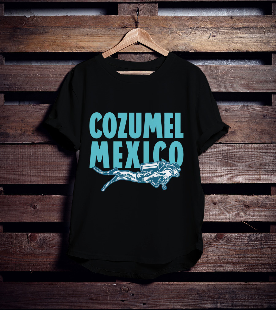 Cozumel Mexico Scuba Diver Adventure T-Shirt