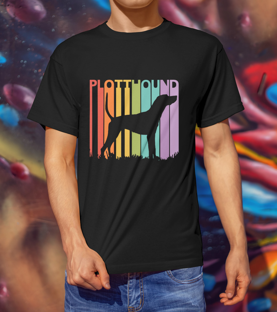 Plott Hound Rainbow T-Shirt