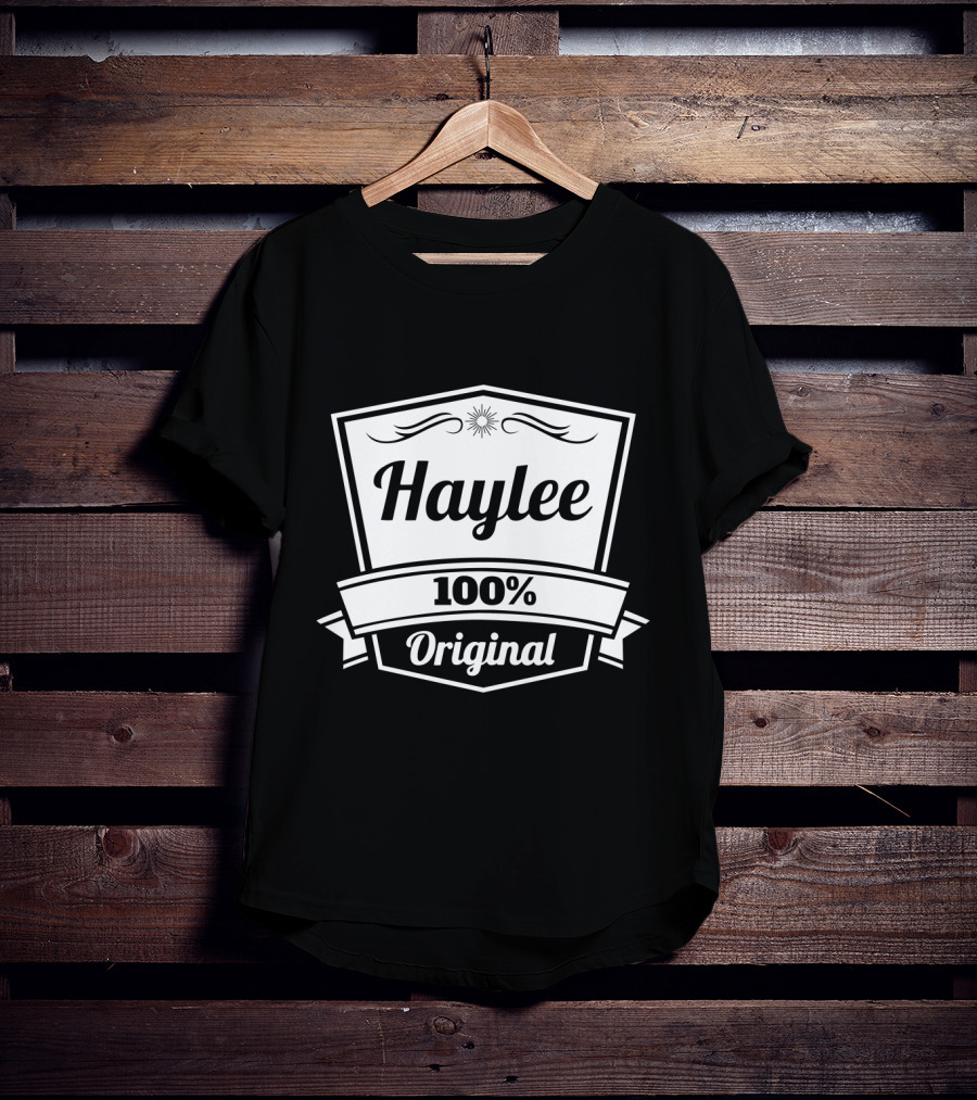 Haylee 100% Original Personalized Name Birthday T-Shirt